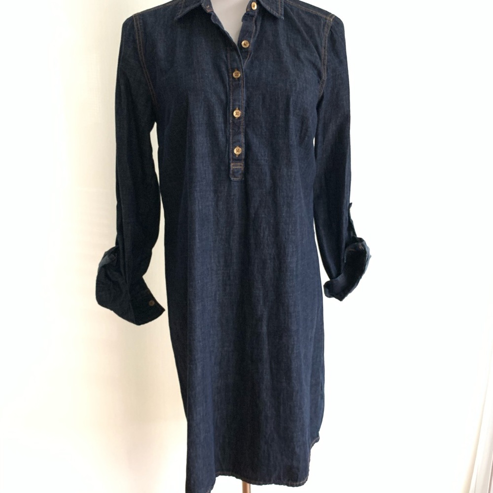TOMMY HILFIGER DENIM SHIRT DRESS SZ m